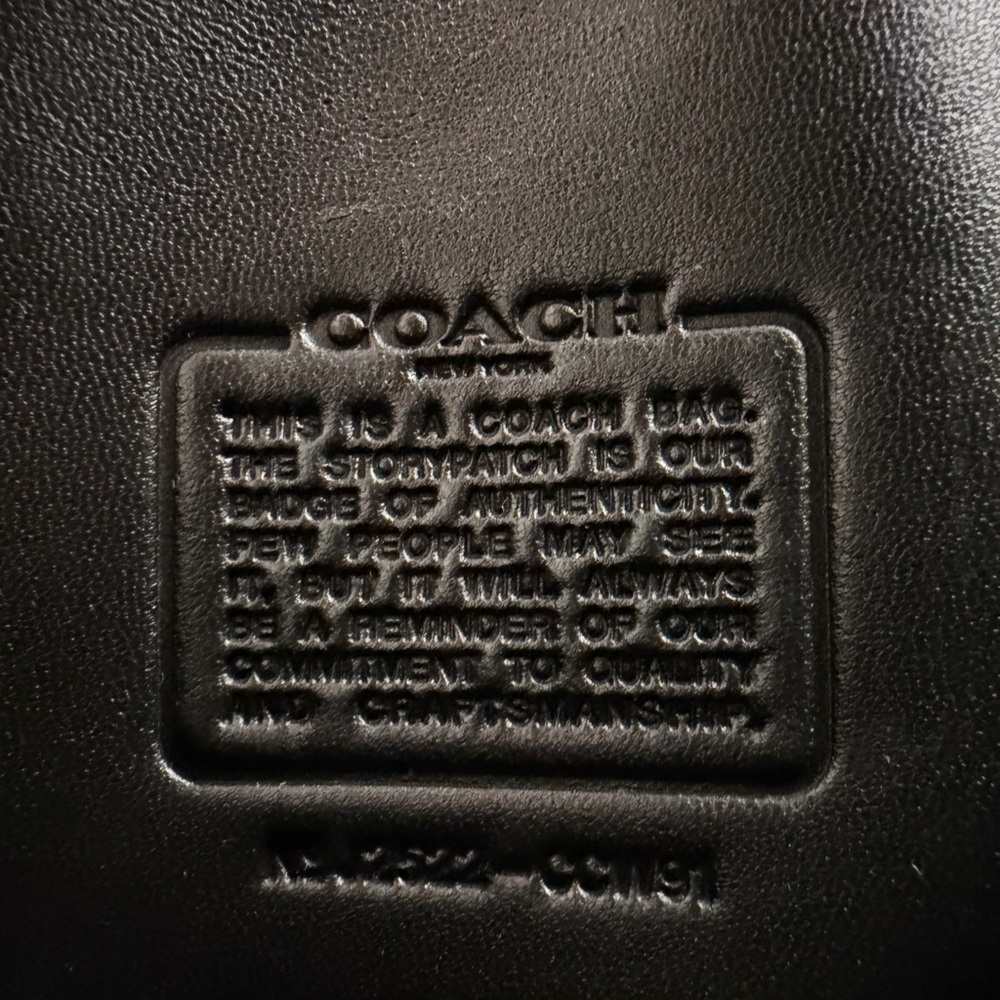 Coach Black Beaded Fringe Tabby - Picture 11 of 13